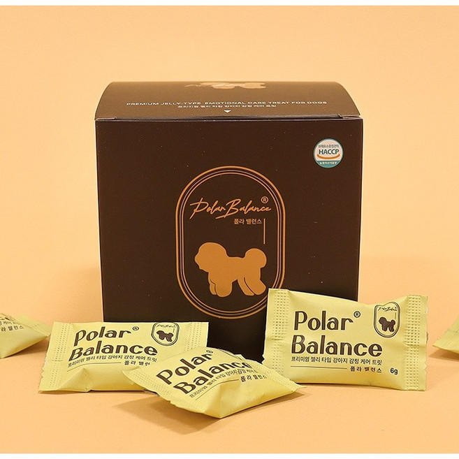 강아지 스트레스완화 영양제 감정안정 GABA L-테아닌 트릿 30개입 폴라밸런스, 1박스, 스트레스완화/안정/집중력관리, 30정