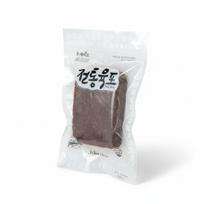 국내산 돼지고기100%로 만든 부드러운 전통육포 온새미로