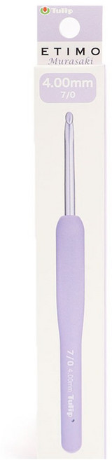 튤립 에티모 무라사키 라벤더 코바늘, 1개