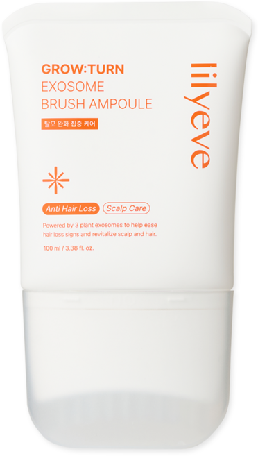 릴리이브 그로우턴 브러쉬 앰플 여성 탈모완화 엑소좀, 100ml, 1개
