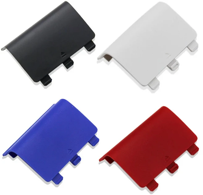 Xbox 시리즈 x s 게임 패드 용 xbox one x s 컨트롤러 용 50Pcs 새 교체 검정색 배터리 커버 캡 도어 백 쉘, 02 For Xbox One X S, 02 mixed 4 colors