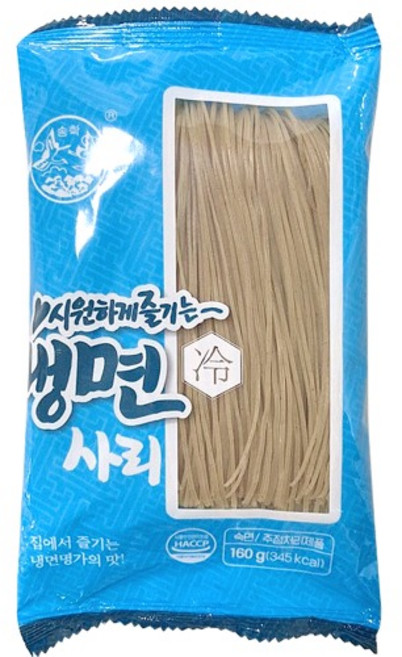 송학식품 시원하게 즐기는 냉면사리 160g, 40개