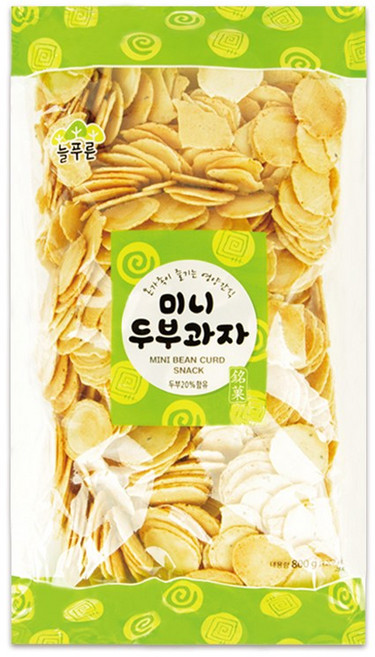 [유정식품] 미니두부과자 800g, 1개
