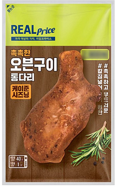 촉촉한 오븐구이 통다리, 3개, 100g