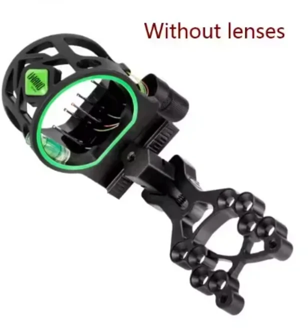 5핀 복합 활 조준경 스코프 미세 짧은/긴 막대 2X4X6X 8X, 06 M1 5pin Bow Sight, 1개