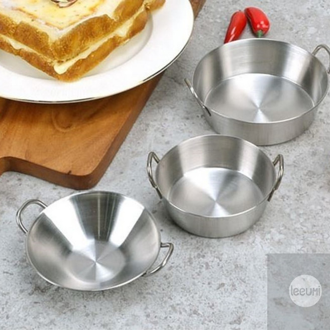 리우미 스텐 미니 소스냄비 3호 플레이팅접시, 1개