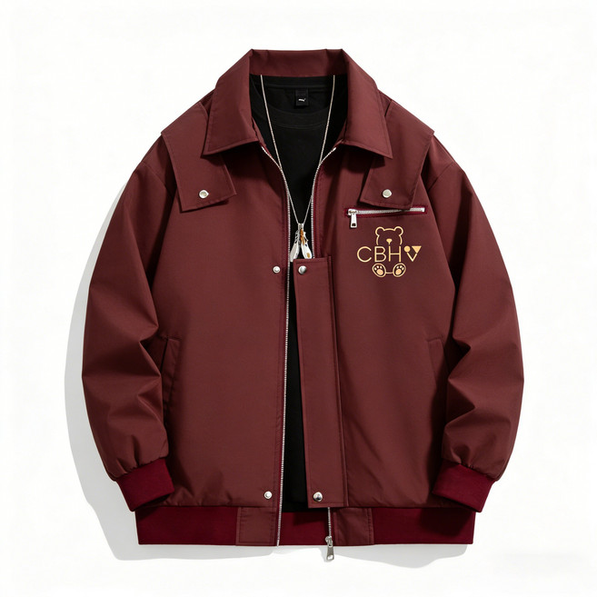 CBHV 남성 레트로 넉넉핏 자켓 방풍 캐주얼 아우터