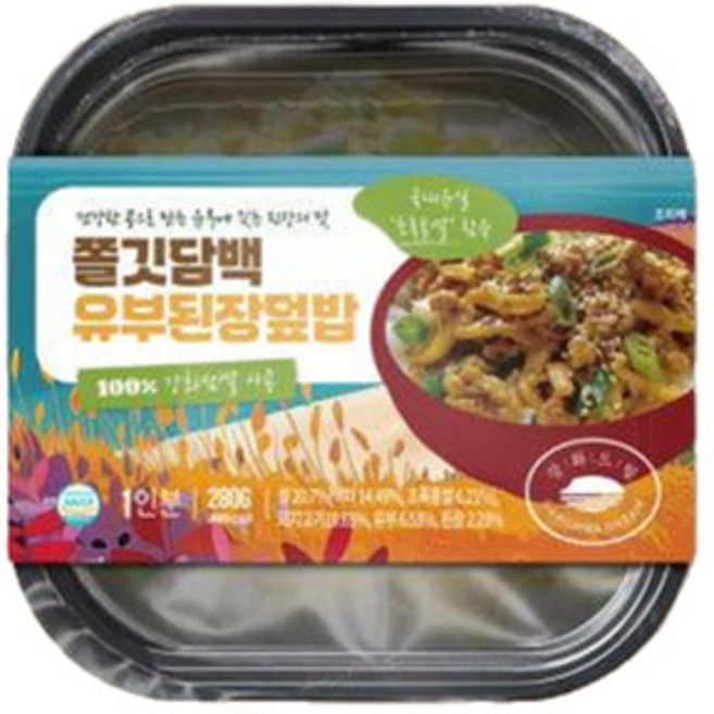 강화드림 쫄깃담백 유부된장덮밥280g, 280g, 1개