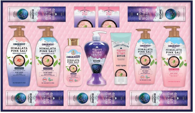 오가니스트 히말라야 핑크솔트 클래식 선물세트 + 쇼핑백, 1세트