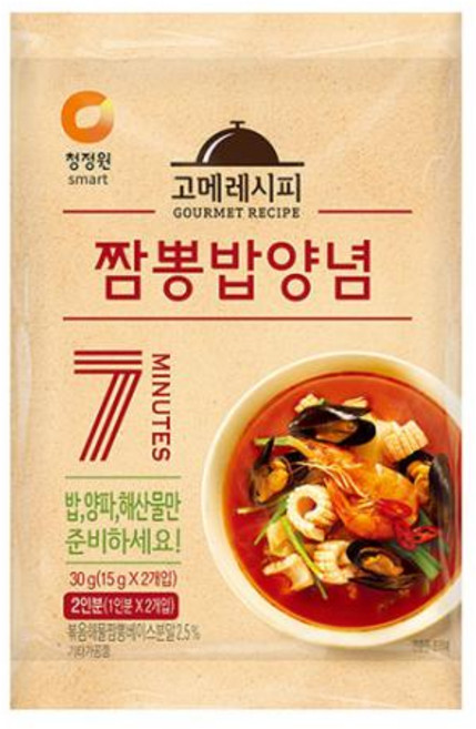 청정원 짬뽕밥양념, 30g, 1개