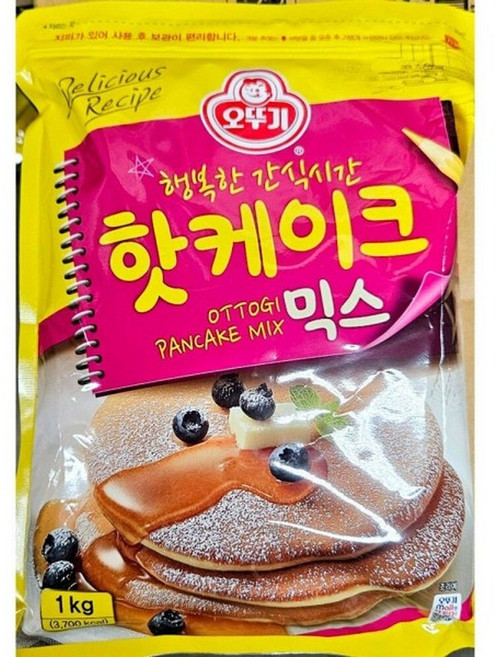 핫케익가루(오뚜기 1K)/핫케이크/믹스/가루/제빵/재료/베이킹/제과/베이킹파우더/300G/초코칩/쿠키/파우더, 300g, 1개