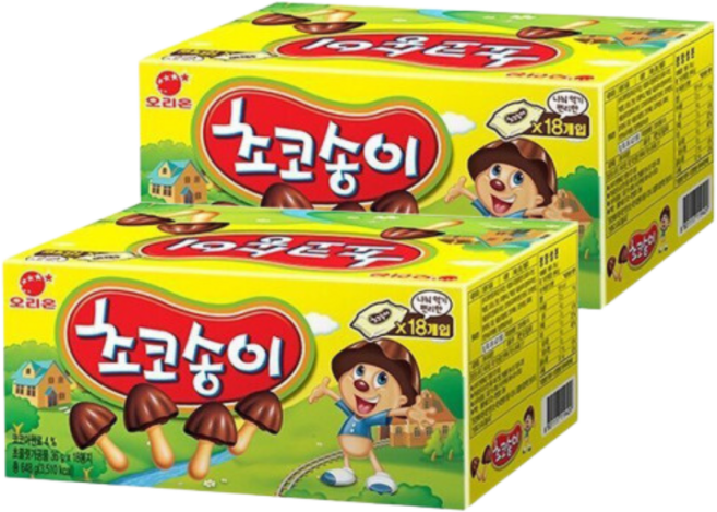 오리온 초코송이 36g X 18개입 X 2박스, 648g, 2개