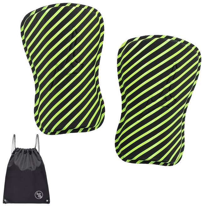 미즈노 소프트 ZR 축구 신가드 정강이보호대 (PGN짐쌕가방 지급), 그린, 1개