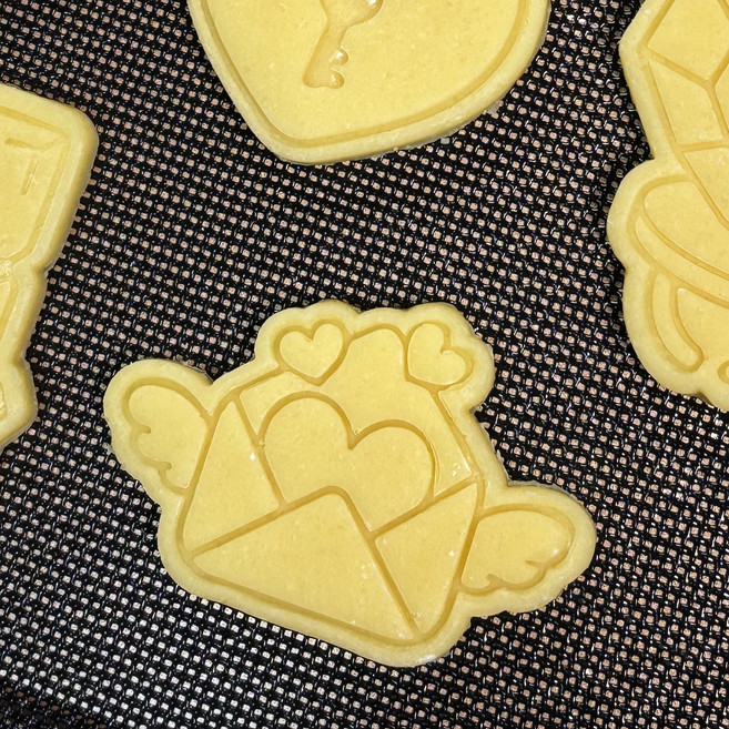 발렌타인 쿠키커터 화이트데이 쿠키틀 쿠키 몰드 11종, 1개, 러브레터