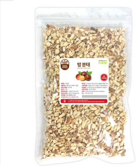 드랍쉽 5~10mm 밤 분태(국산) 300g, 5~10mm 밤 분태[국산] 300g, 1개