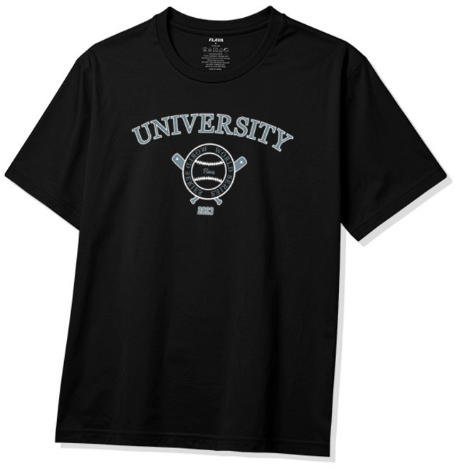 플라바 유니버시티 반팔 티셔츠 남성 여성 남녀공용 면티 빅사이즈 반팔