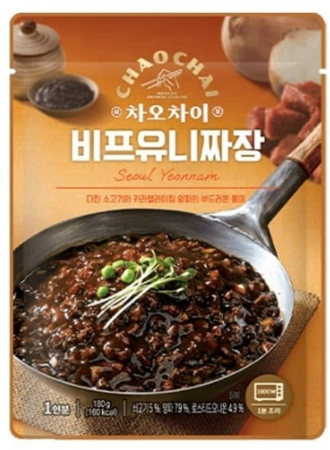 샘표 샘표 차오차이 비프유니짜장 180g x 3개, 기본상품