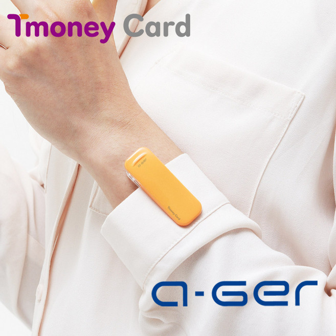 옷깃에 꽂아 편리하게 태그하는 티머니 아거, 1개, 민트 오랜지 M_O