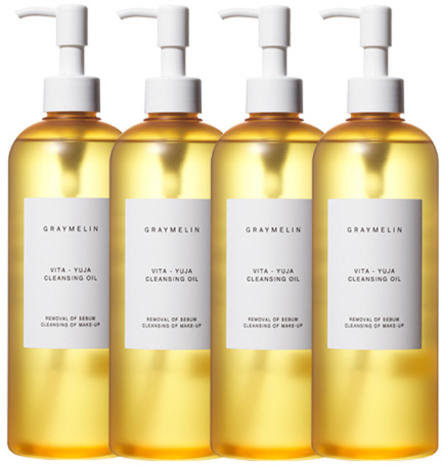 그레이멜린 비타 유자 클렌징 오일, 400ml, 4개