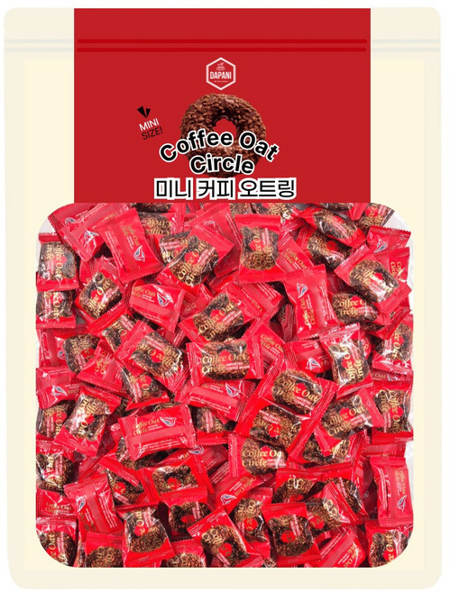 다파니 미니 커피오트링 오트밀 커피 과자, 600g, 1개