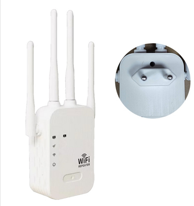 2 in 1 Wifi 부스터 라우터 2.4 Gz 무선 중계기 300 Mbps 광범위 신호 확장기 앰프 와이파이 라우터, 유럽의, 1개, 유럽의