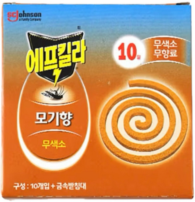 에프킬라 모기향 10개입 무향료, 2개