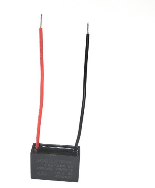 2uF CBB61 사각수지콘덴서 AC 모터 커패시터 450V, 1