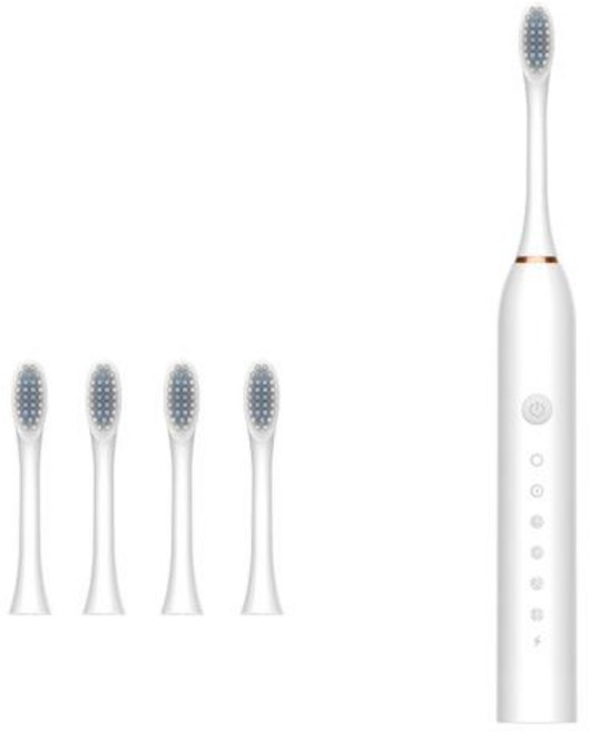 Xiaomi-미지아 T100 전동 칫솔 스마트 칫솔 다채로운 USB 충전식 방수 초음파 자동 칫솔, 1.White