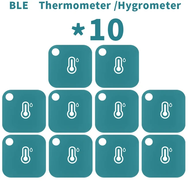 와이파이 무선 블루투스 온도 센서 및 원격 모니터 냉장고 앱 경고, 05 10 pcs