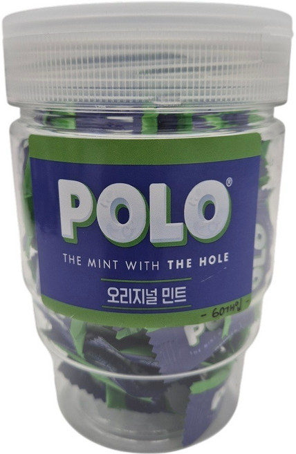 에이치케이마켓 네슬레 폴로 오리지날 민트 차량용 컵홀더 캔디, 1개, 120g