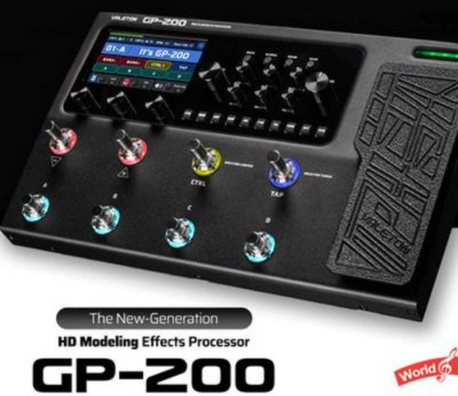 VALETON 베일톤 GP-200 기타 베이스 입문용 이펙터 멀티이펙터 멀티이펙트 프로세서, *, 1개, Valeton GP-200VT, *