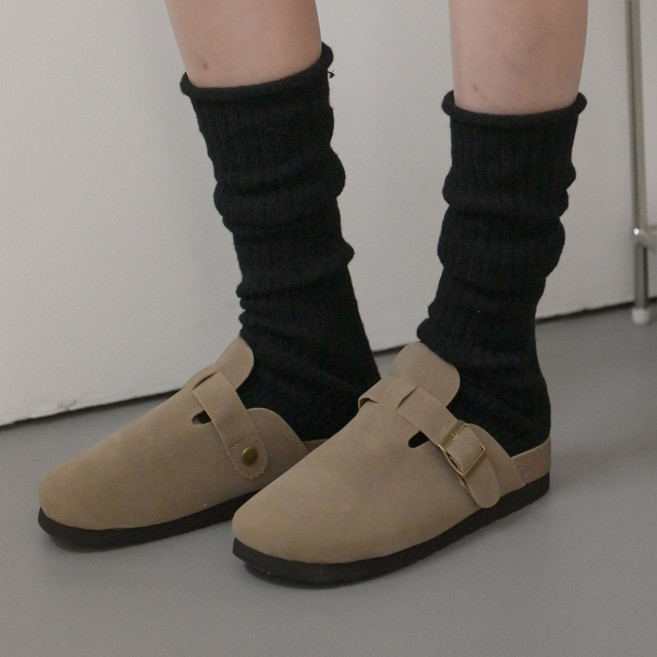 겨울 데일리 포근 도톰 골지 면 레그워머 니삭스 양말 5color no.222