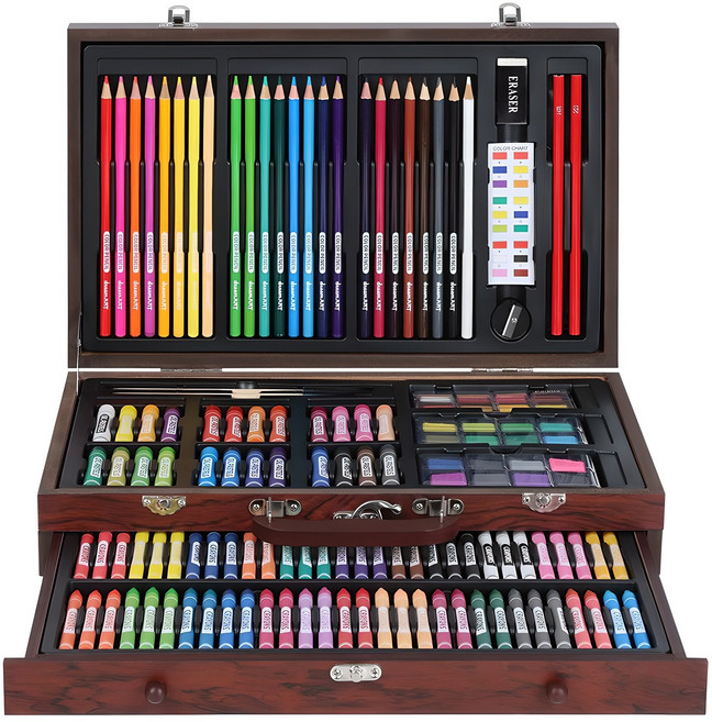 드림아트 미술 문구세트 MS-142W, 혼합색상, 1세트