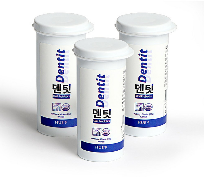 휴나인 구강 유산균 덴팃 덴티 클린, 3개, 30정