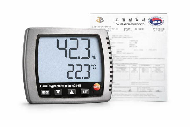 testo 디지털온습도계 608-H1 해썹 GMP 심사준비 KOLAS 교정 국가공인교정포함, 608-H1 (기본형), 1개