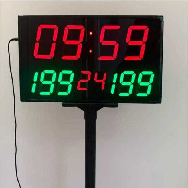 전자 점수판 리모콘 플러그인 농수 탁구 상품, 1개, 30x20cm 점수판