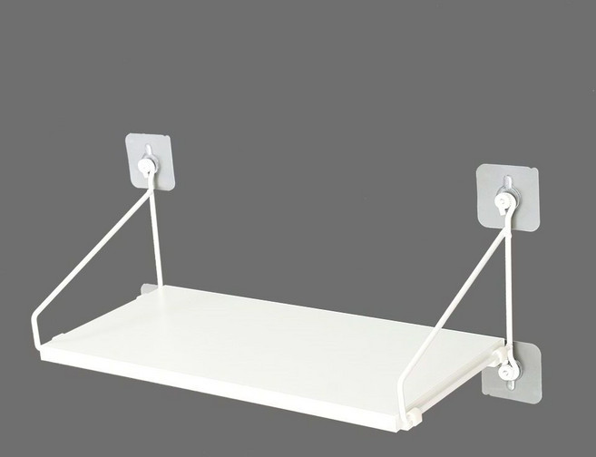 셋톱 박스 거치대 벽걸이 선반 40cm 60cm 화이트 블랙 종류선택, 1개, 화이트 40cm