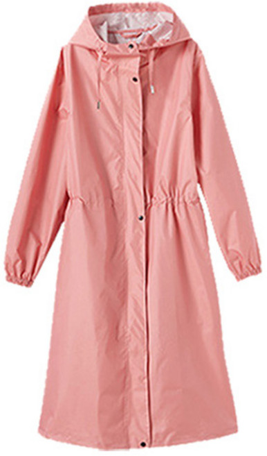 여성 골프 우비 허리스트링 여자 비옷 레인 코트 KOSLRC01, 1개, 핑크
