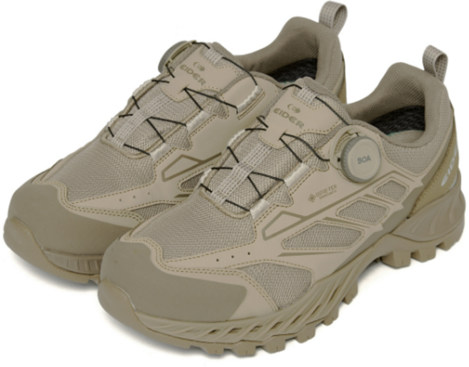 아이더(EIDER) 남녀공용 100%방수 고어텍스 트레킹화 쾌적함 통기성 우수 뒤틀림방지 중량:429g DUS25G03 에어로 트렉 E21