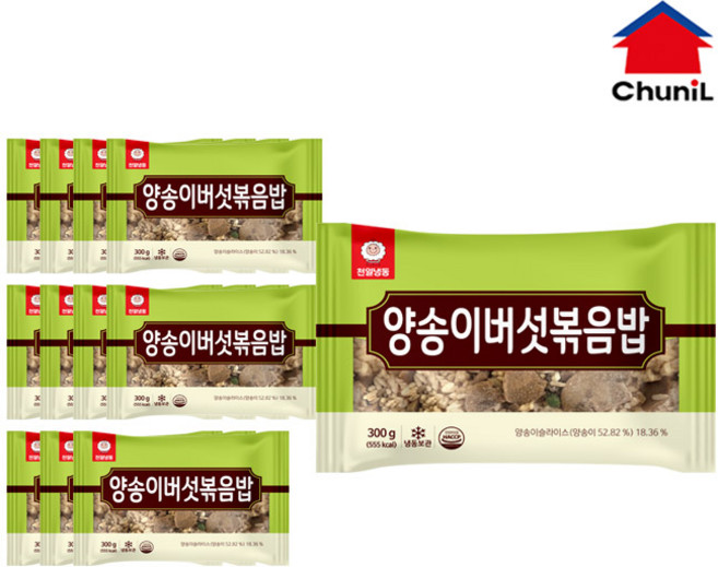 [자연맘스토리] 천일 양송이버섯 볶음밥 300g x 12개