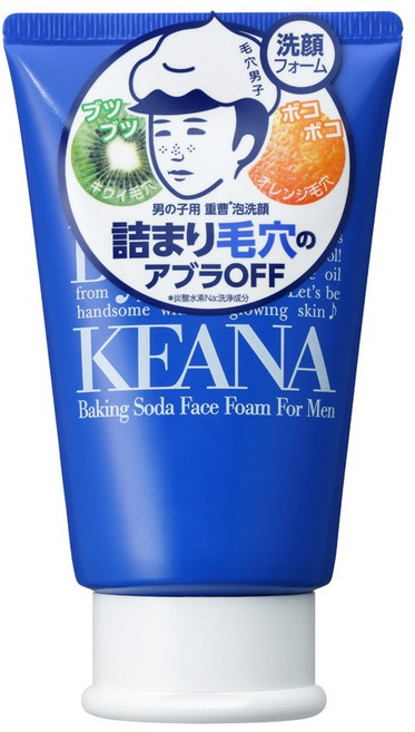 石澤研究所 毛穴撫子 男子用小蘇打泡洗顏, 1個