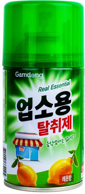 청개구리 청개구리 리얼에센셜 업소용 탈취제 280ml-레몬향, 1