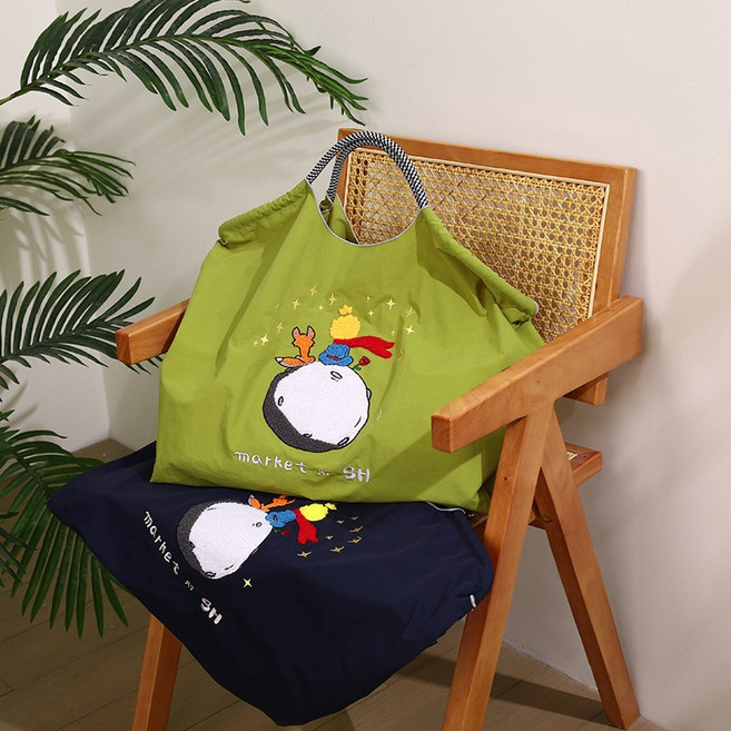 캔버스백 여성용 레터링 가방 대용량 에코백 숄더백