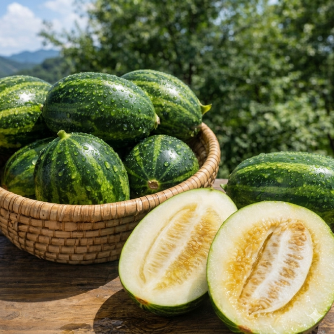 [3일간초특가] 꿀당도보장 개구리참외 파파야메론, 1박스, 3kg