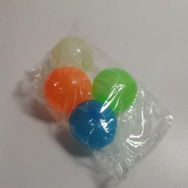 1Pcs Globbles Fidget Balls Toy Stress Sticky Relie, 1개, 야광 4색 조합