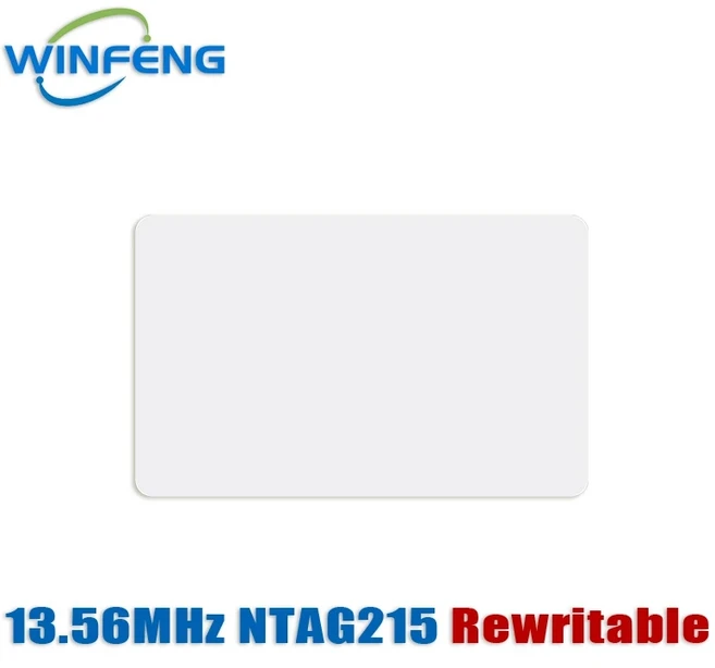 직접 인쇄 NFC NTAG215 칩 잉크젯 PVC 흰색 카드 RFID 근접 13.56MHz Epson 프린터 용 비접촉식 IC 스마트, 01 1Pcs