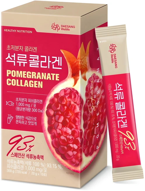 대상웰라이프 정품 석류 콜라겐, 300g, 1개 - 쿠팡