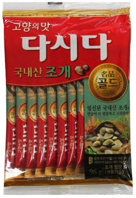 다시다 골드 조개, 96g, 1개