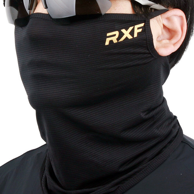 RXF X6 2023년형 냉감마스크 스포츠마스크 골프마스크 쿨워머 여름 넥워머 멀티스카프 쿨스카프 쿨넥 KC인증완료, 블랙