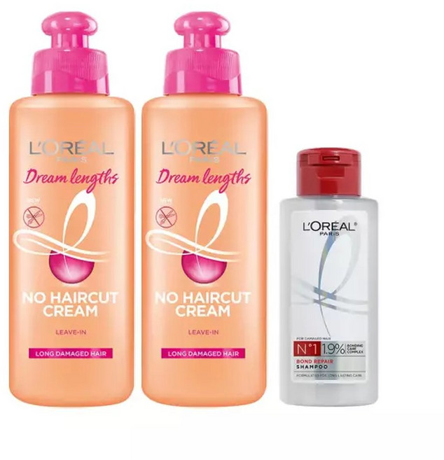 로레알파리 드림랭스 노 헤어컷 크림 200ml 2개 + 랜 제품 100ml